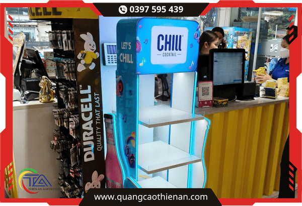 Kệ trưng bày đèn LED