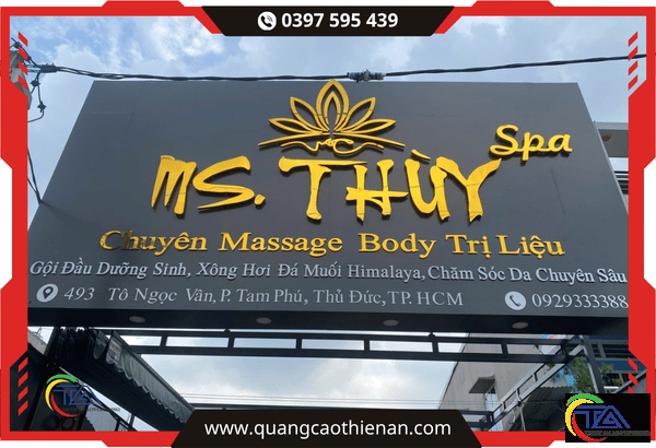 Bảng hiệu Nail - Spa