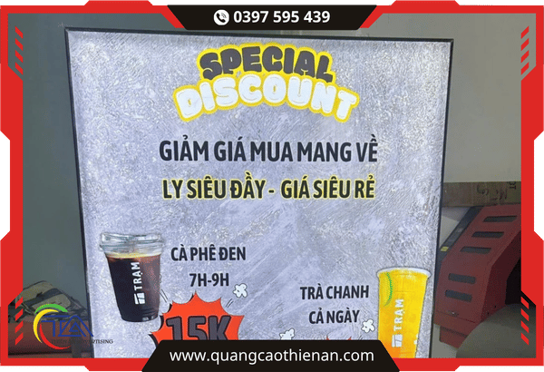 Hộp Đèn Quảng Cáo Dĩ An Đẹp, Giá Rẻ