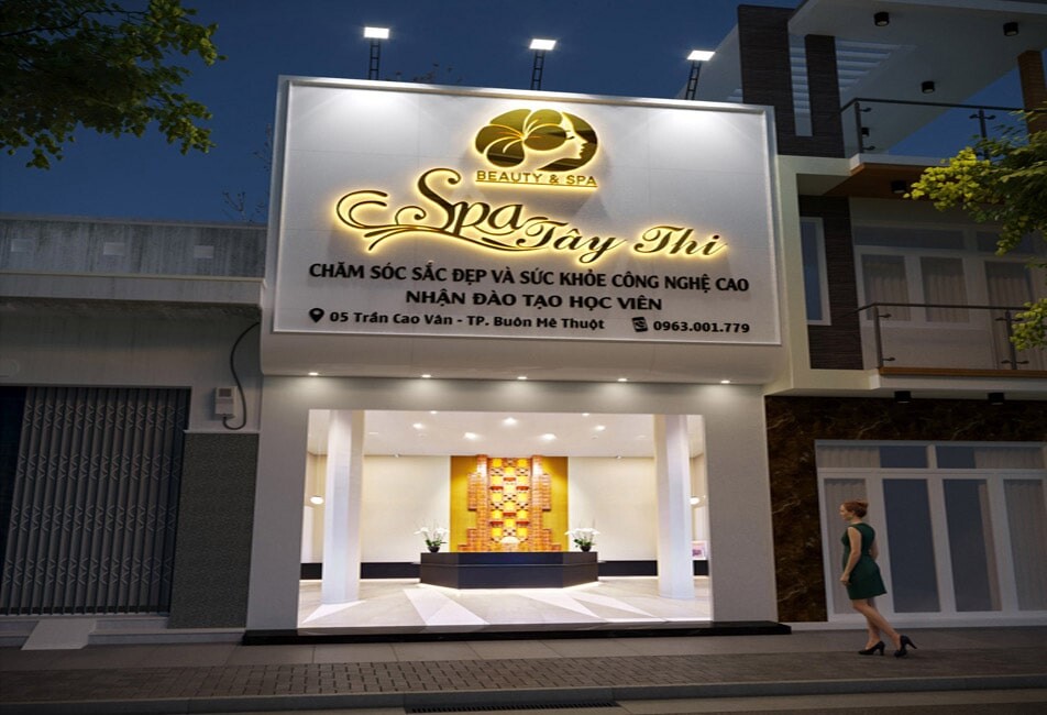 Bảng hiệu Spa